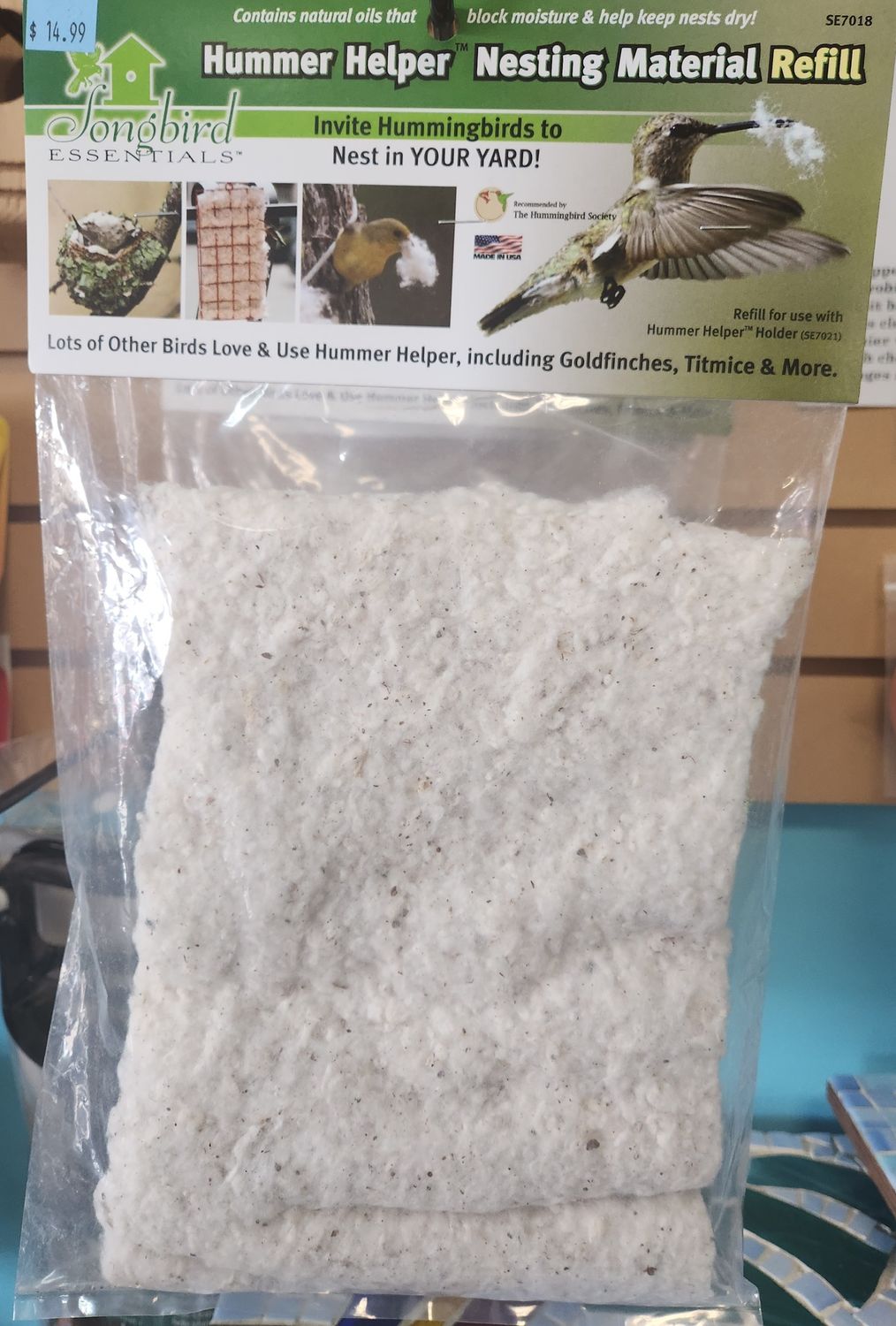 Hummer Helper Nesting Material