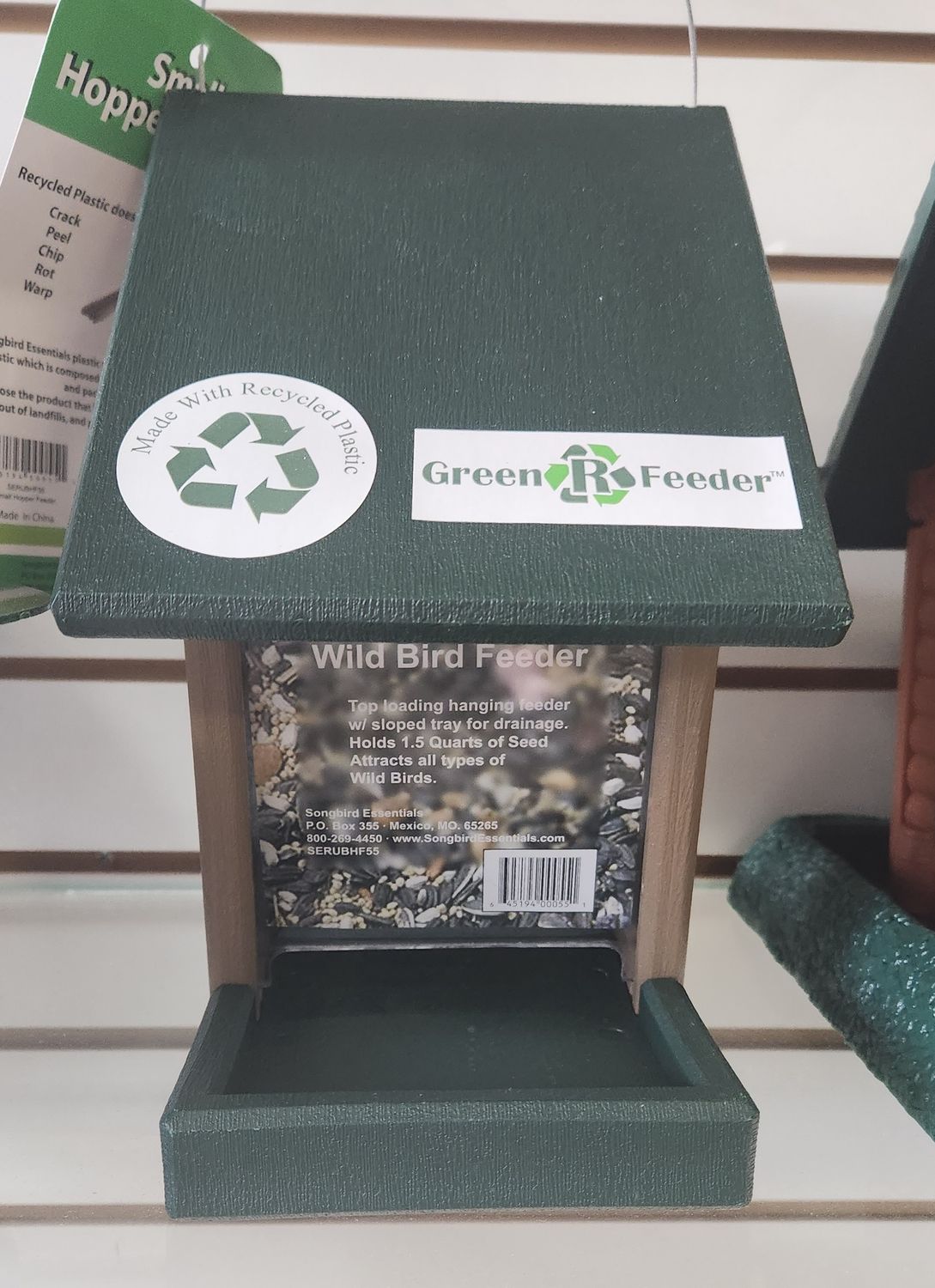 Recycled Plastic Hopper Feeder