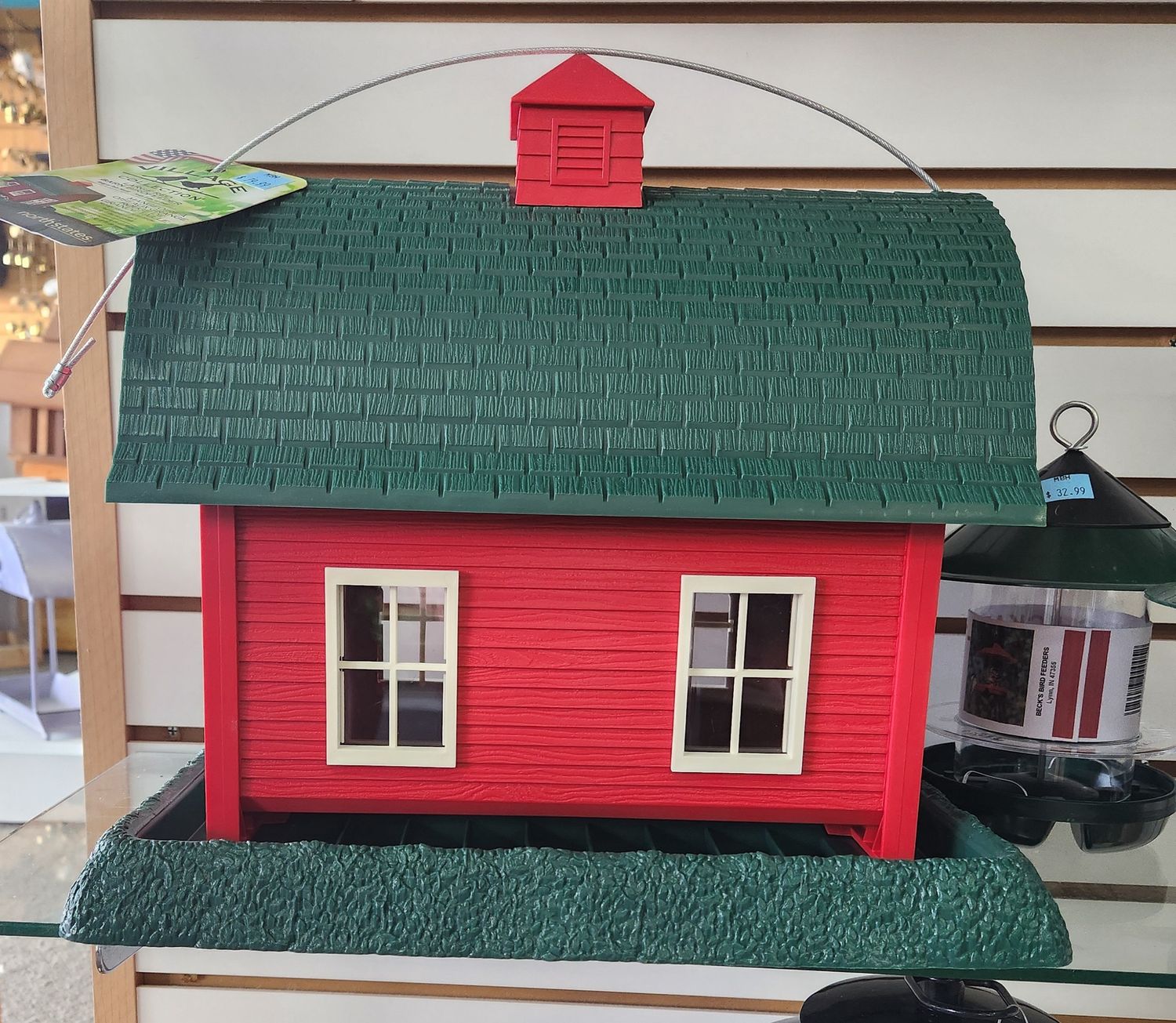 Red Bard Bird Feeder