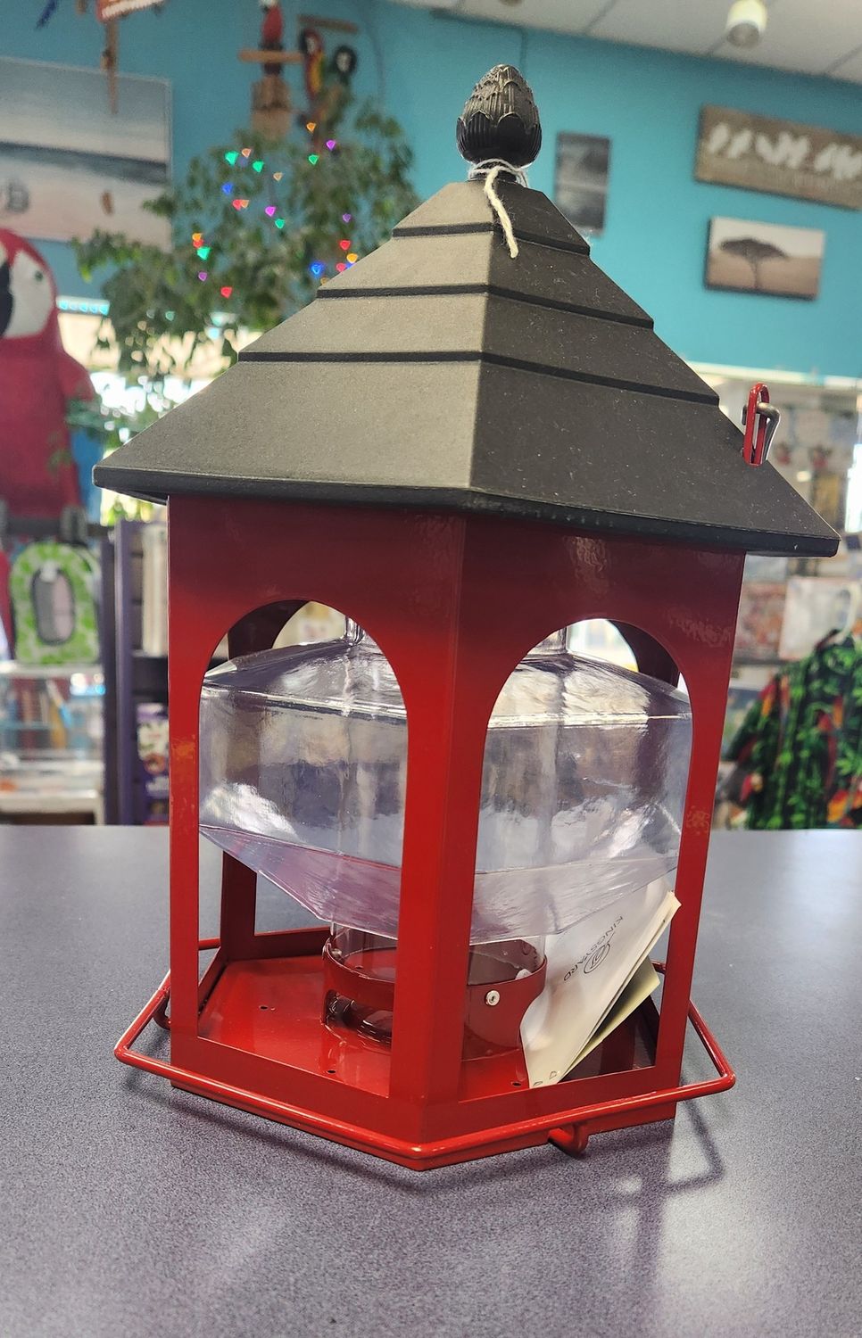 Red Metal Gazebo