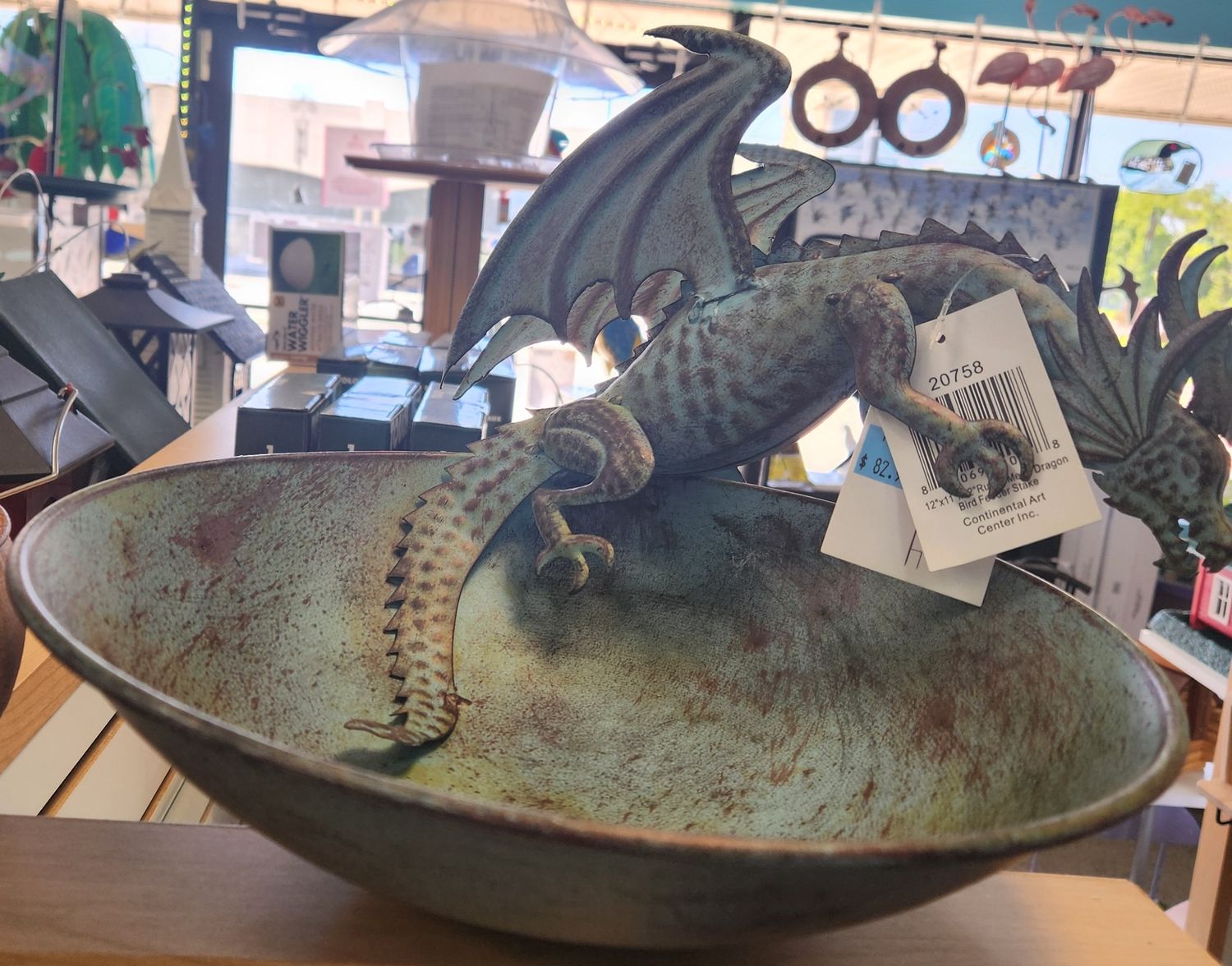 Dragon Bird Dish with Stake