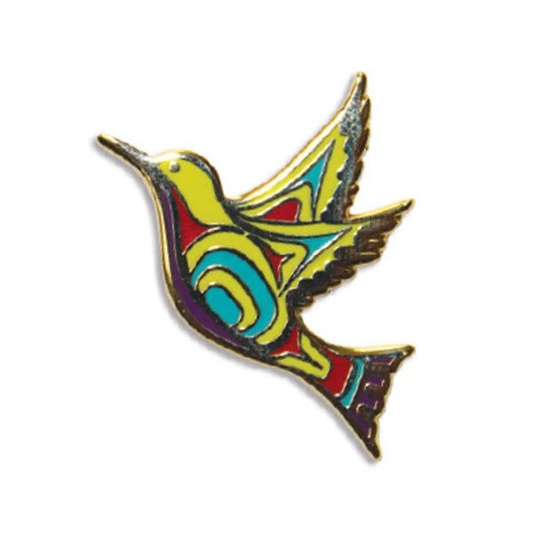Hummingbird Enamel Pin