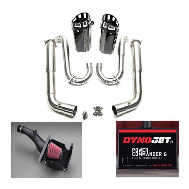 Empire Industries Yamaha Raptor 700 2006-2014 Dual Exhaust Big 3 Power Package