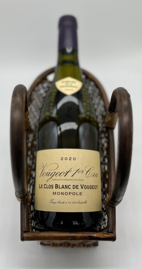 Vougeot 1er Cru &quot;Le Clos Blanc de Vougeot&quot; 2020 - Monopole - DOMAINE DE LA VOUGERAIE