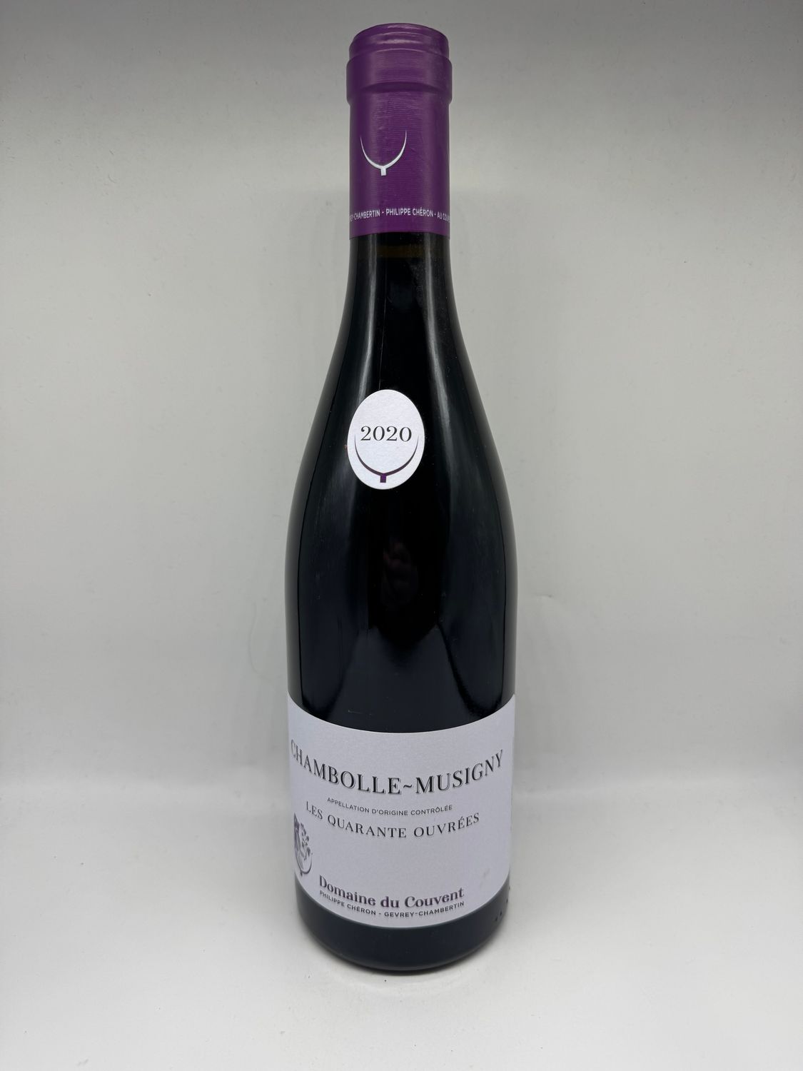 Chambolle-Musigny "Les 40 ouvrées" 2020 Domaine du Couvent - Philippe Chéron