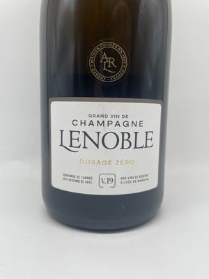 Champagne Brut Nature "Dosage Zéro v.19" LENOBLE
