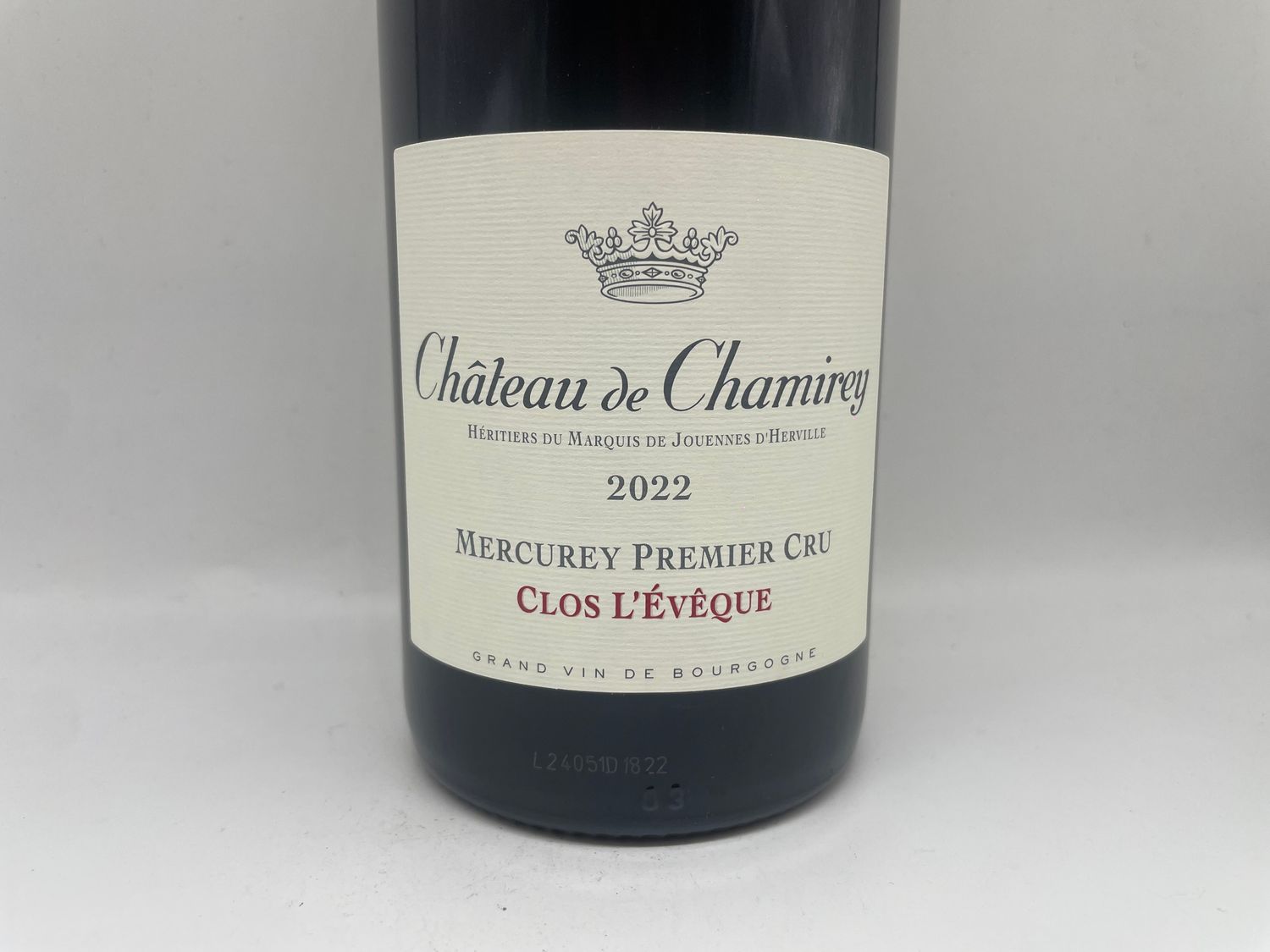 Mercurey 1er Cru "Clos l'Evèque" 2022 Château de Chamirey
