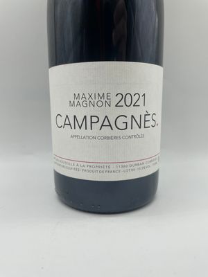 Corbières "Campagnes" 2022 Maxime Magnon