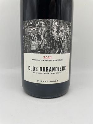 Saumur "Clos Durandière" 2021 Etienne Bodet