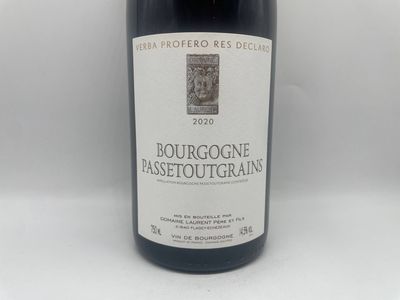 Bourgogne Passetoutgrains 2020 Dominique Laurent