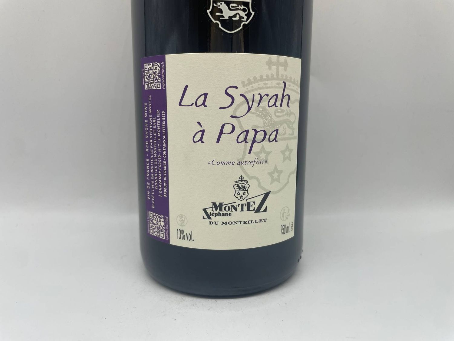 Rhône VDF "La Syrah à Papa" 2024 Stéphane Montez