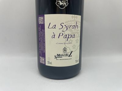 Rhône VDF "La Syrah à Papa" 2024 Stéphane Montez