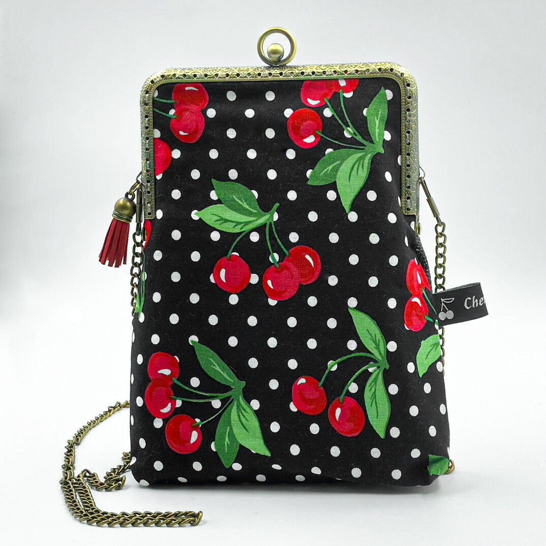 PETITE POCHETTE VINTAGE "CHERRY"