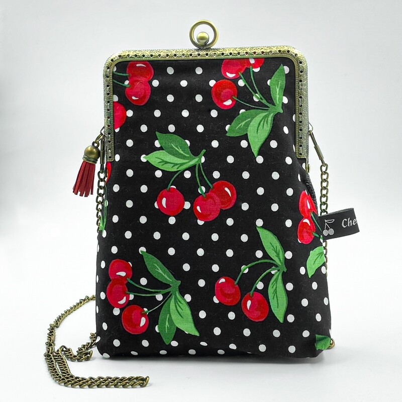 PETITE POCHETTE VINTAGE "CHERRY"