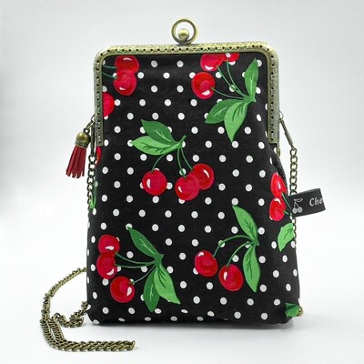 PETITE POCHETTE VINTAGE "CHERRY"