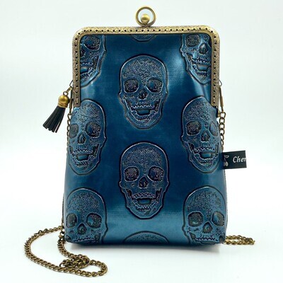 Pochette tete de mort discount