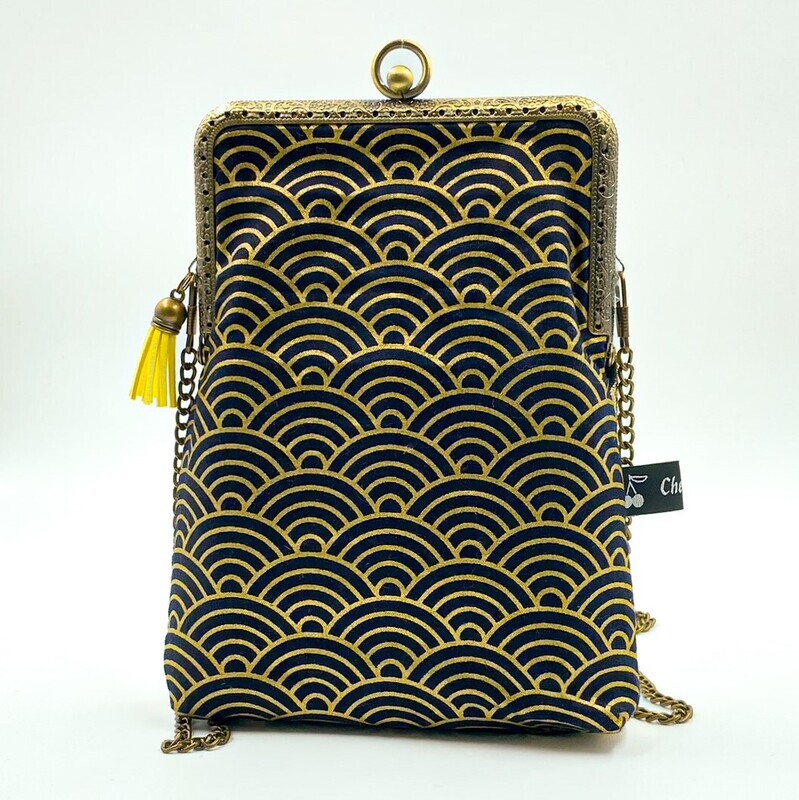 PETITE POCHETTE VINTAGE "SEIGAIHA"