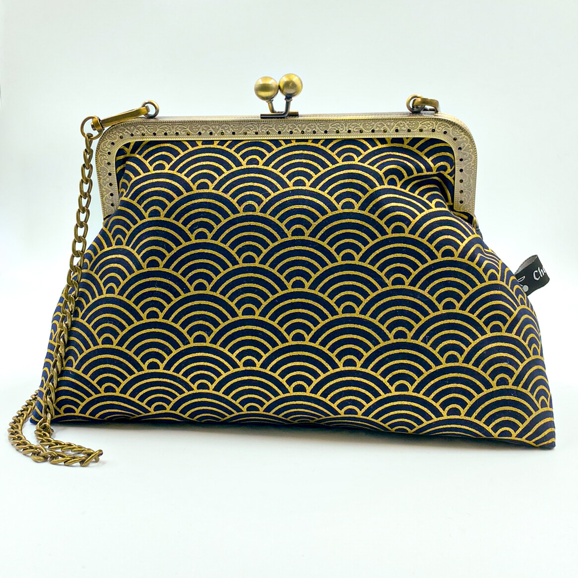 ​GRAND SAC A MAIN VINTAGE "SEIGAIHA"