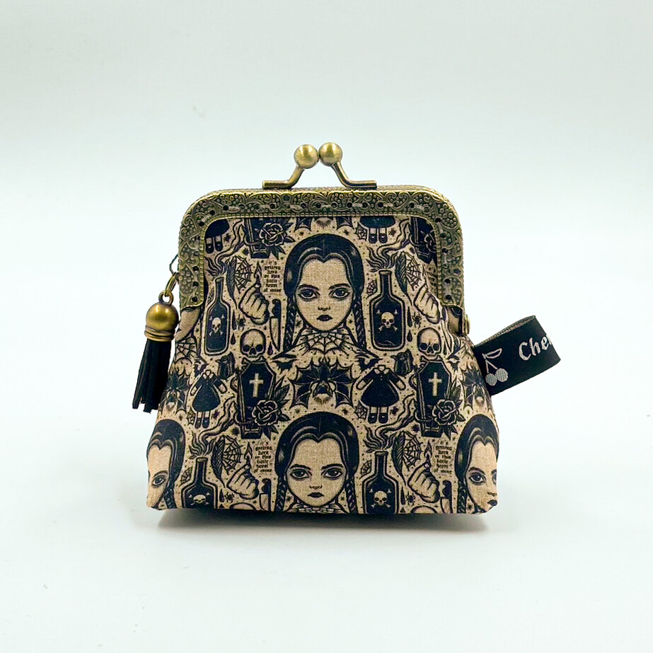 ​PORTE MONNAIE VINTAGE "WEDNESDAY"