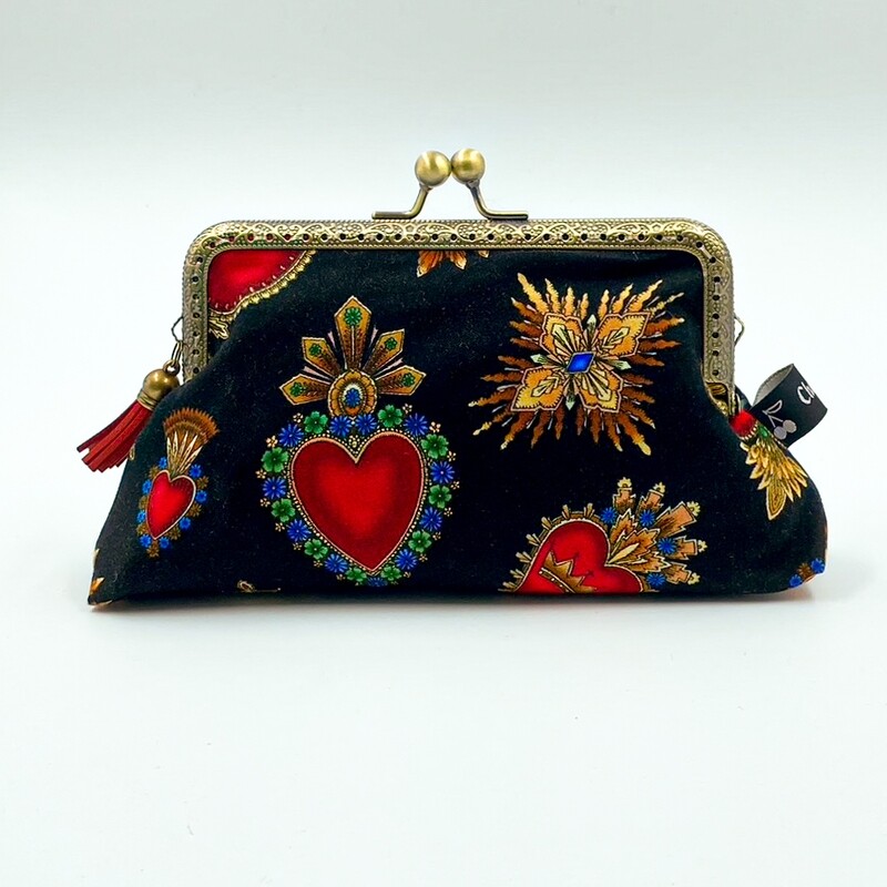 GRAND ​PORTE MONNAIE VINTAGE "EX-VOTO"