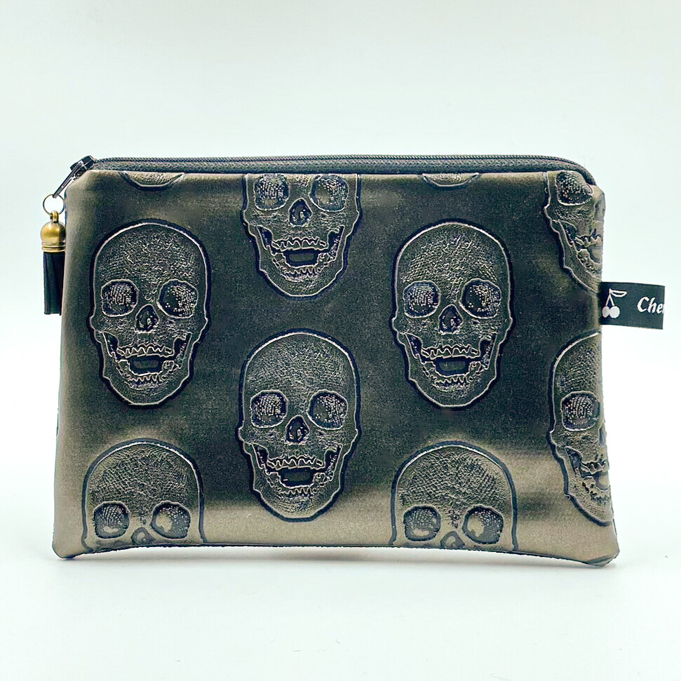 TROUSSE A TOUT "TETE DE MORT CAFE"