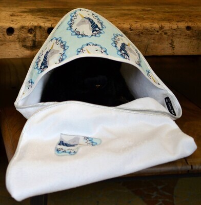 CAPE DE BAIN CAPE DE BAIN "LICORNE BLEU"