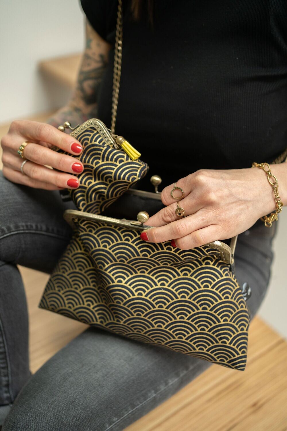 ​GRAND SAC A MAIN VINTAGE PERSONNALISÉ