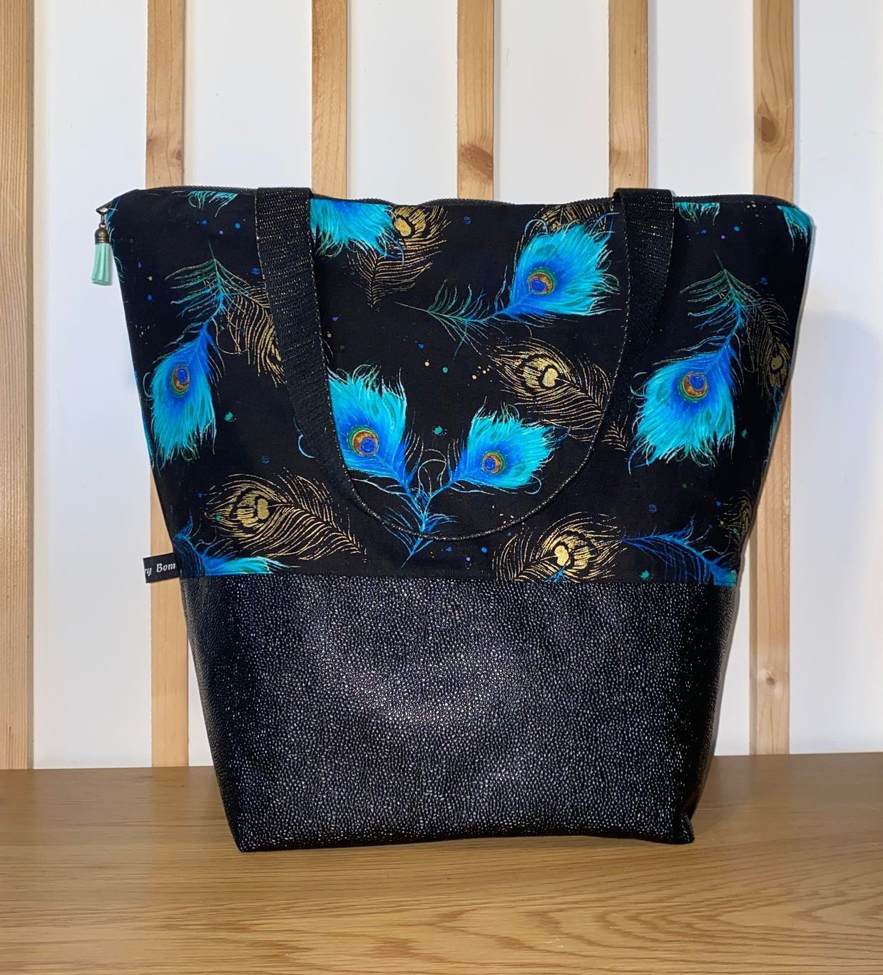 MAXI SAC - CABAS "PLUME DE PAON"