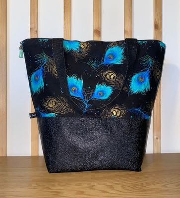 MAXI SAC - CABAS "PLUME DE PAON"