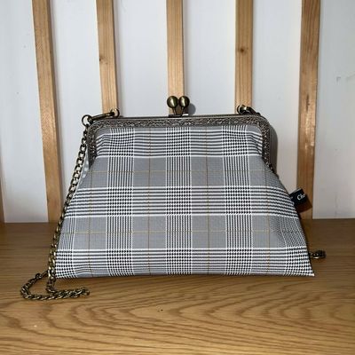 ​GRAND SAC A MAIN VINTAGE "PRINCE DE GALLES"