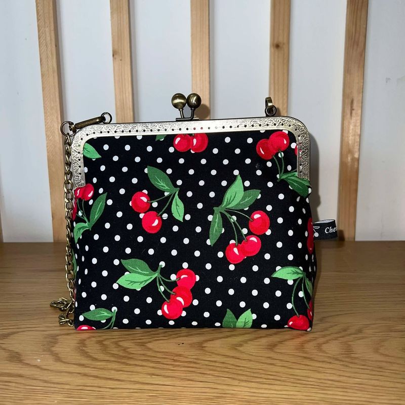 ​PETIT SAC A MAIN VINTAGE "CHERRY"