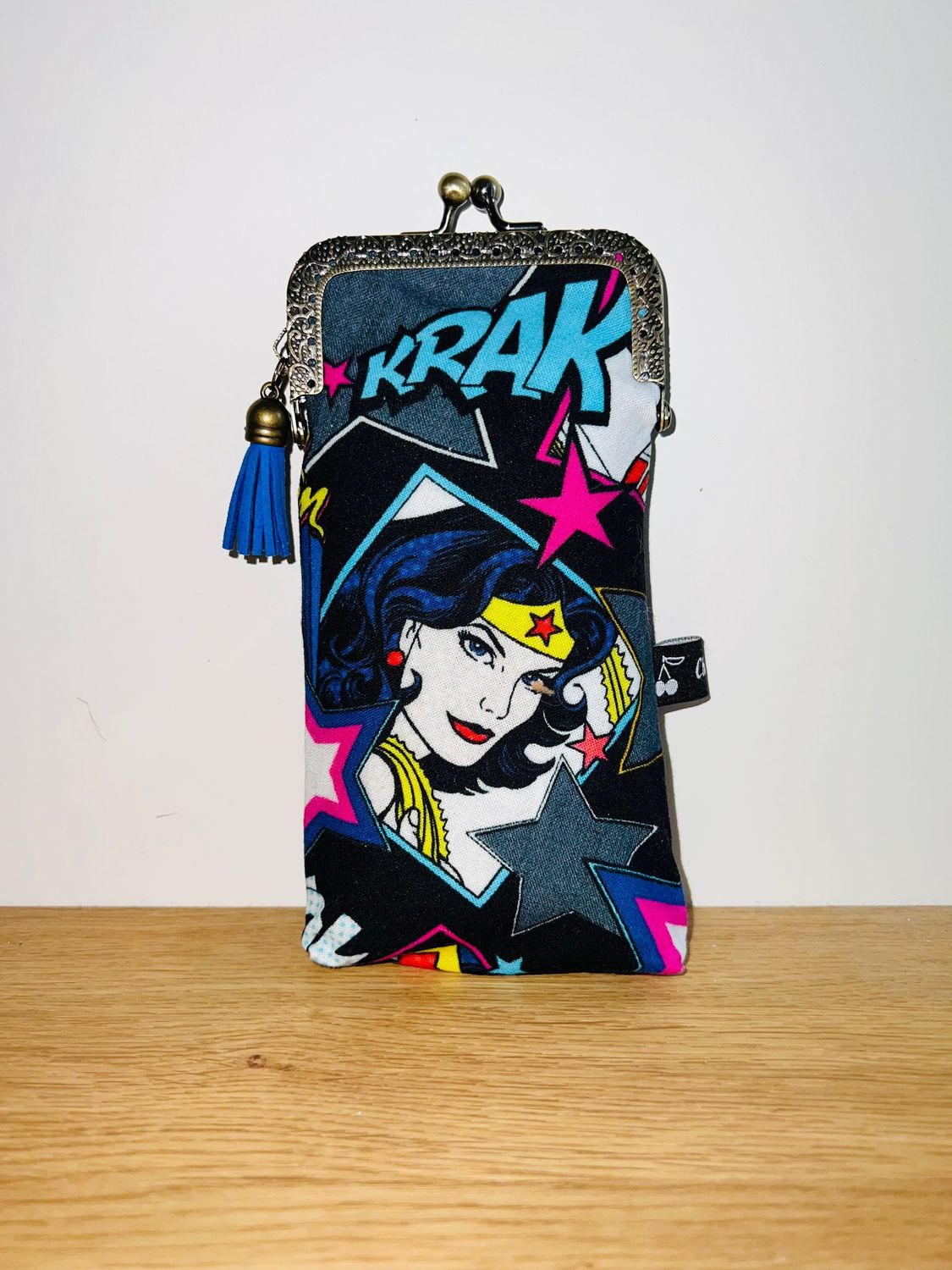 ETUI A LUNETTES VINTAGE "WONDER WOMAN"