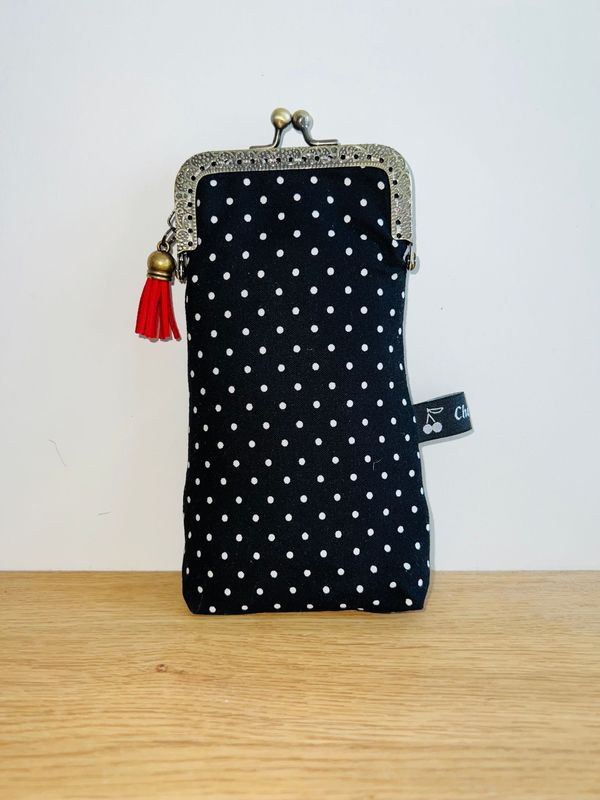 ETUI A LUNETTES VINTAGE "PETITS POIS"