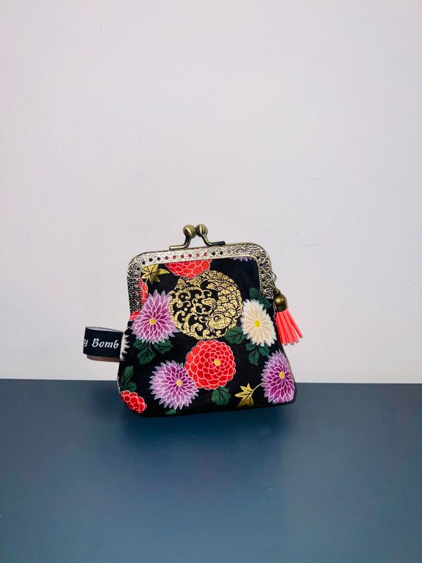 ​PORTE MONNAIE VINTAGE "FLOWER"