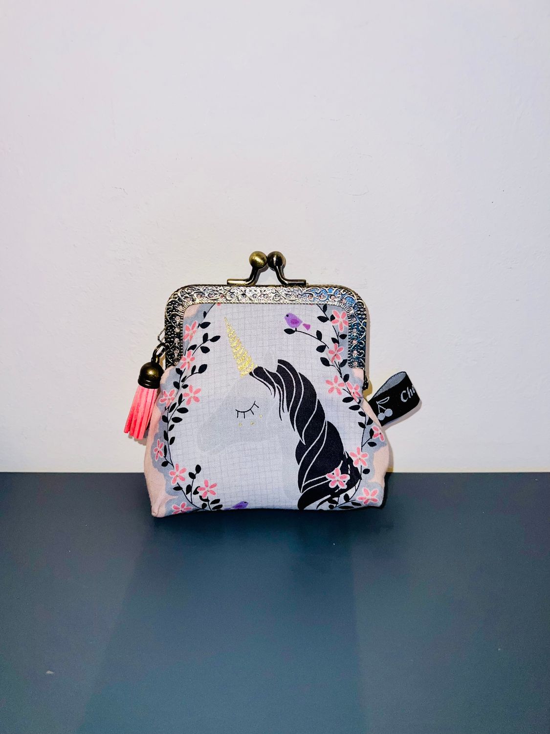 ​PORTE MONNAIE VINTAGE "LICORNE"
