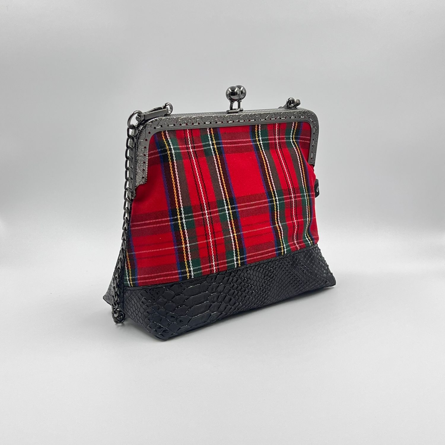 PETIT SAC A MAIN VINTAGE PETIT SAC A MAIN VINTAGE "ECOSSAIS - COBRA"