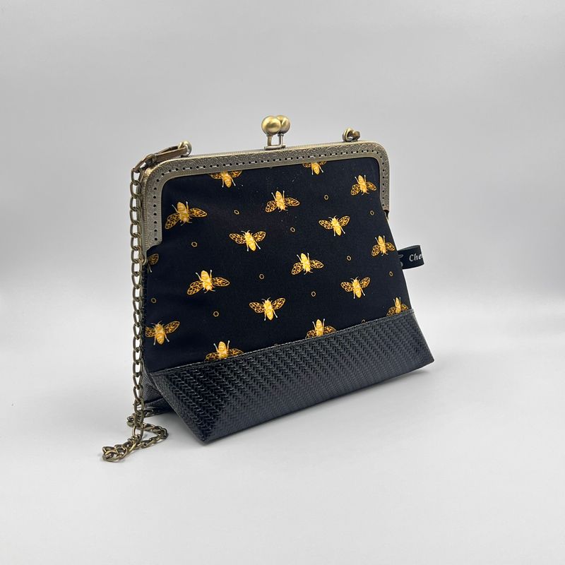 ​PETIT SAC A MAIN VINTAGE "ABEILLES - CRBONE"