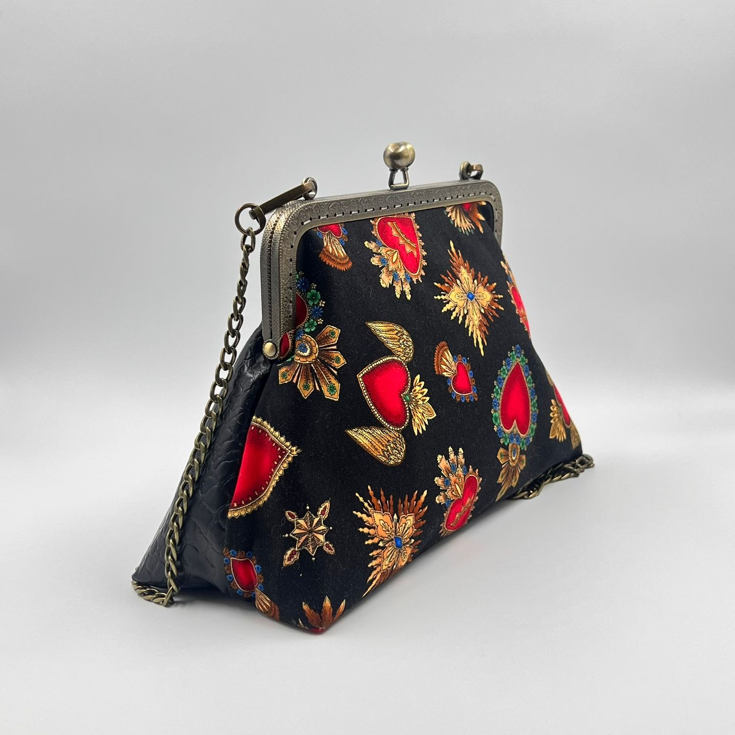 GRAND SAC A MAIN VINTAGE GRAND SAC A MAIN VINTAGE "EX-VOTO - CROCO"