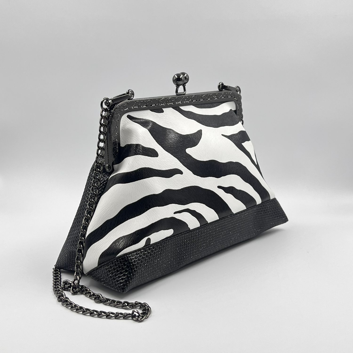 GRAND SAC A MAIN VINTAGE GRAND SAC A MAIN VINTAGE "ZEBRE - PAILLETTES"
