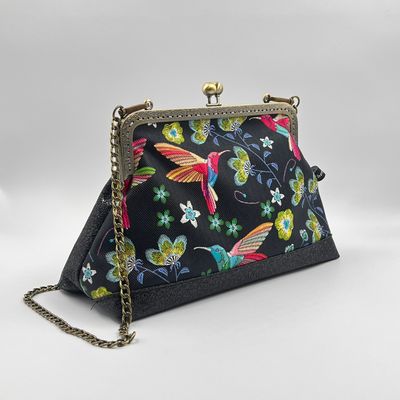 ​GRAND SAC A MAIN VINTAGE "COLIBRI - ROCK PAILLETTES"