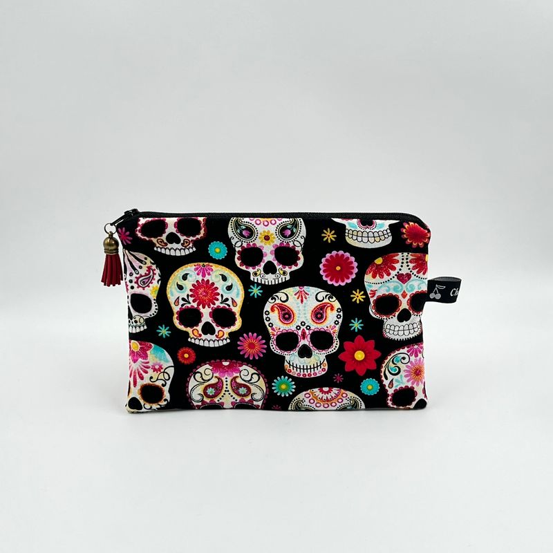 TROUSSE A TOUT "SKULL MUERTE - ROUGE METAL"