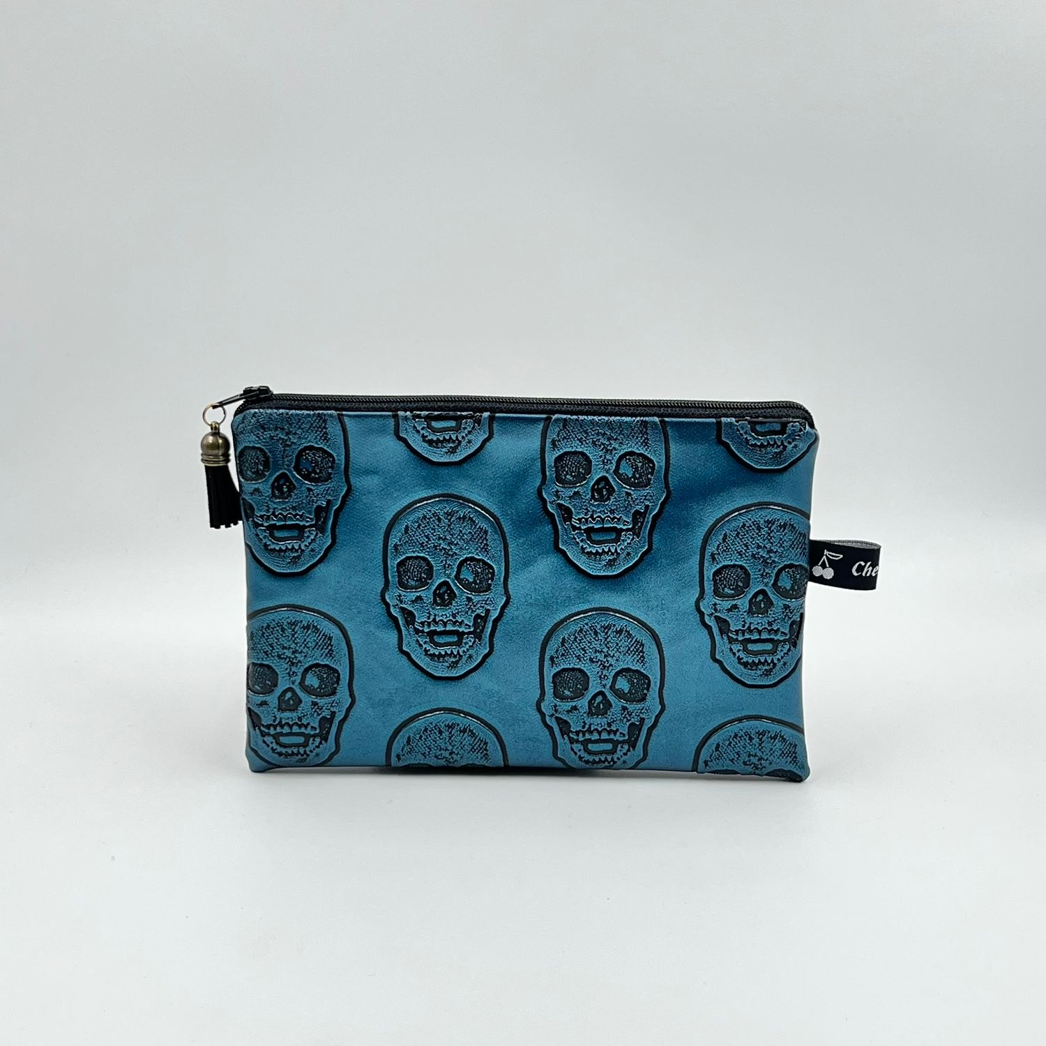 TROUSSE A TOUT "SKULL BLEU - PAILLETTES"