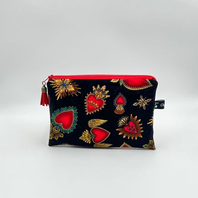 TROUSSE A TOUT TROUSSE A TOUT "EX-VOTO - CROCO ROUGE"