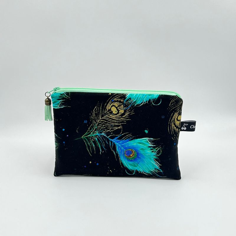 TROUSSE A TOUT "PLUMES DE PAON - BUBBLE"