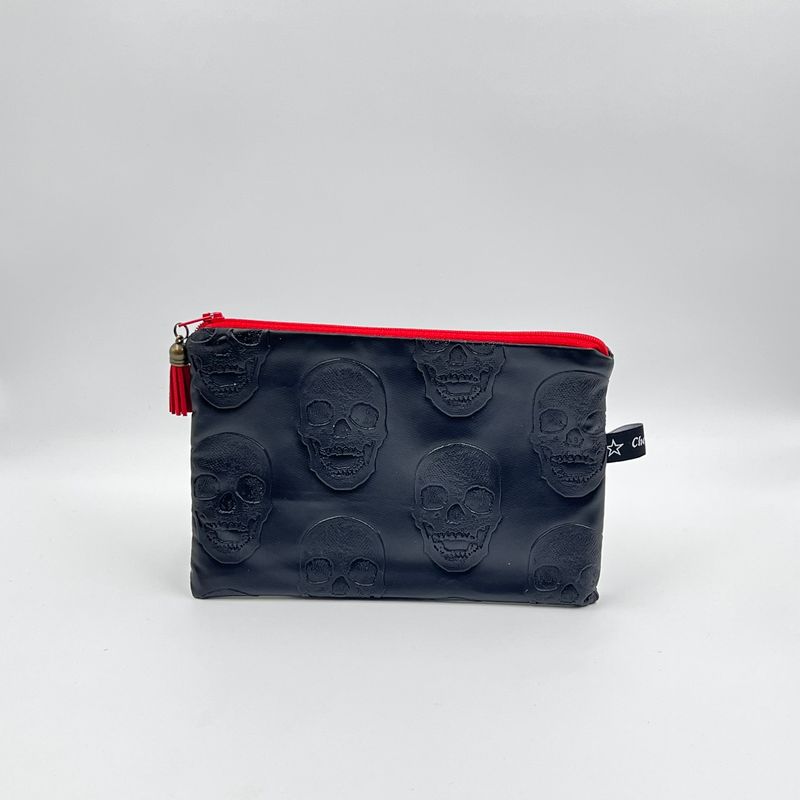 TROUSSE A TOUT "SKULL BLACK RED - COBRA"