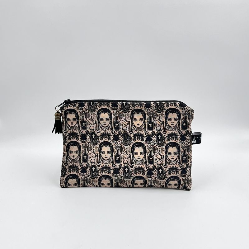 TROUSSE A TOUT "WEDNESDAY - ROCK PAILLETTES TAUPE"