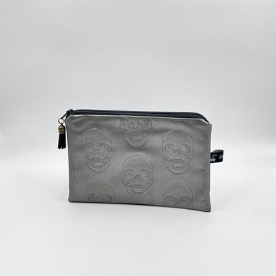 TROUSSE A TOUT "SKULL ARGENT - PAILLETTES"