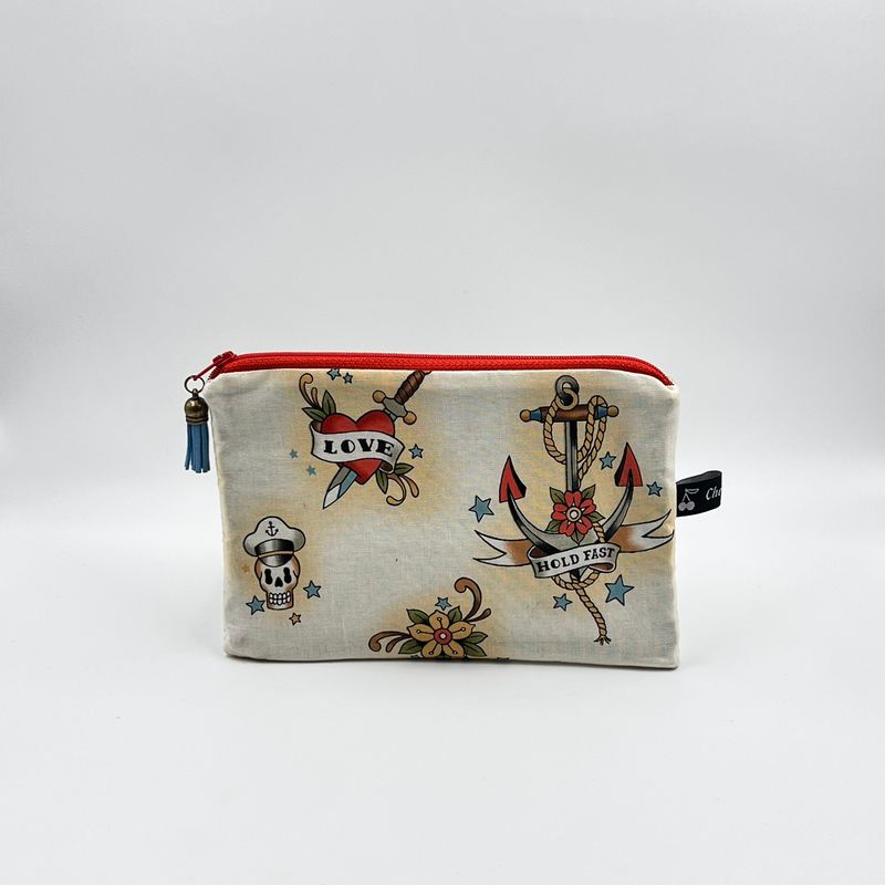 TROUSSE A TOUT "TATTOO MERMAID - OR"