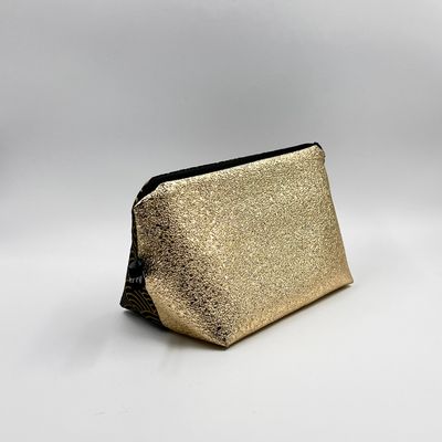 PETITE TROUSSE DE TOILETTE "SEIGAIHA NOIR - OR"