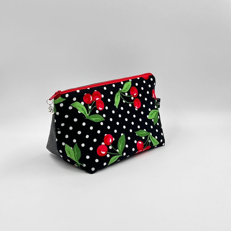 PETITE TROUSSE DE TOILETTE "CHERRY CHERRY - PAILLETTES"